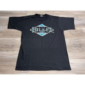 Vintage Black Screen Stars Best Graphic T-Shirt Size Medium‎ Hillel Day School